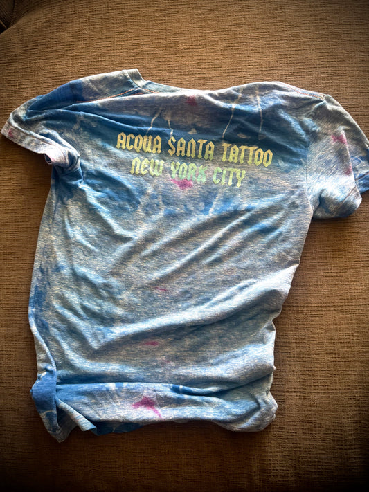 ACST NYC Rare Women T-Shirt Size M - 2012 Acqua Santa Tattoo Limited Edition
