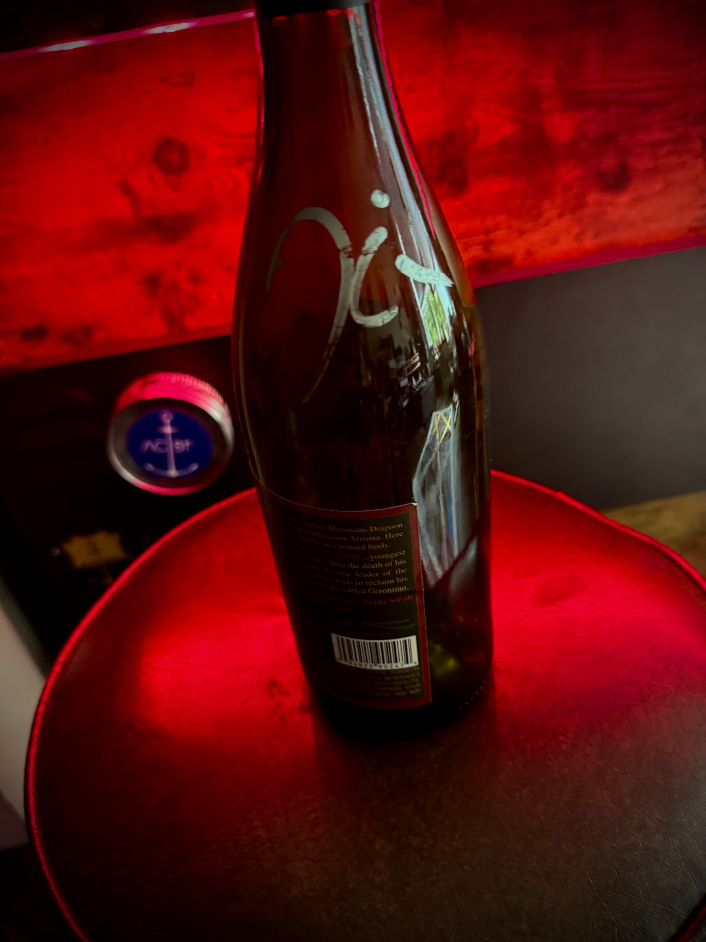 Arizona Stronghold Maynard James Keenan Signed Wine Bottle - 2009 Tool, Puscifer, Perfect Circle