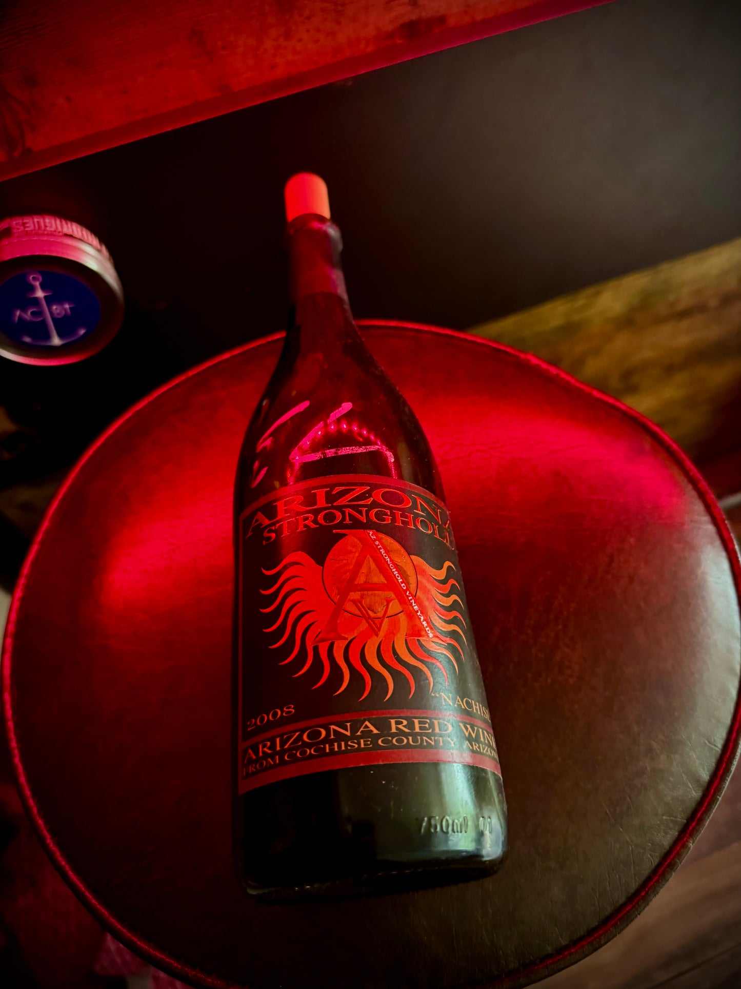 Arizona Stronghold Maynard James Keenan Signed Wine Bottle - 2009 Tool, Puscifer, Perfect Circle