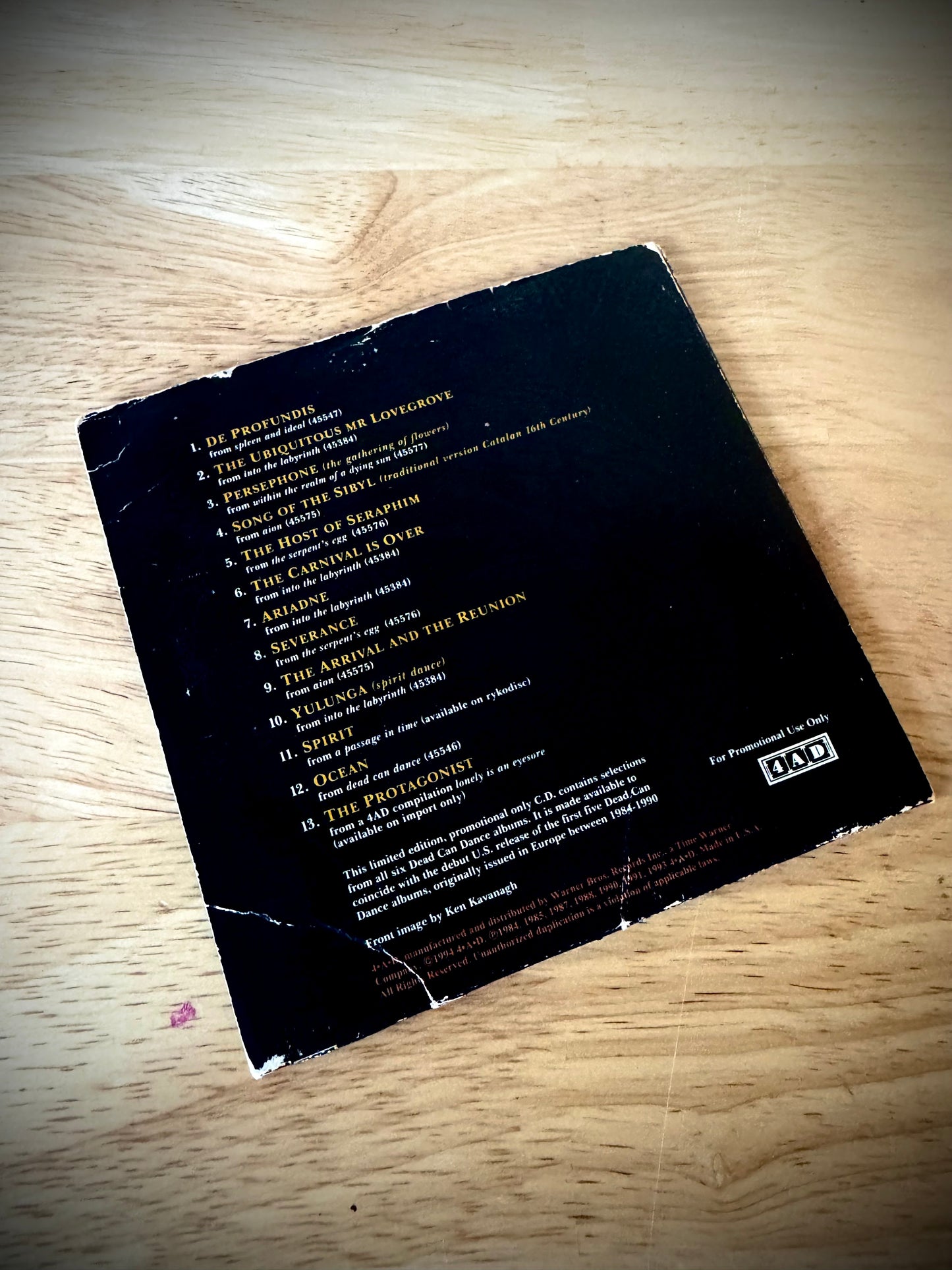 Dead Can Dance - Dead Can Dance (CD, Comp, Ltd, Promo) - 1994