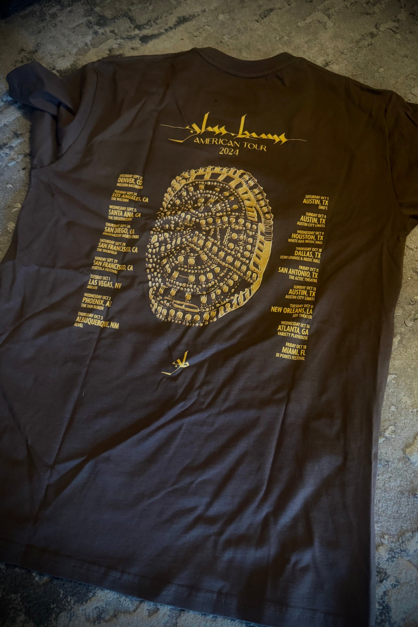 Glass Beams US Tour New Medium T-Shirt - 2024