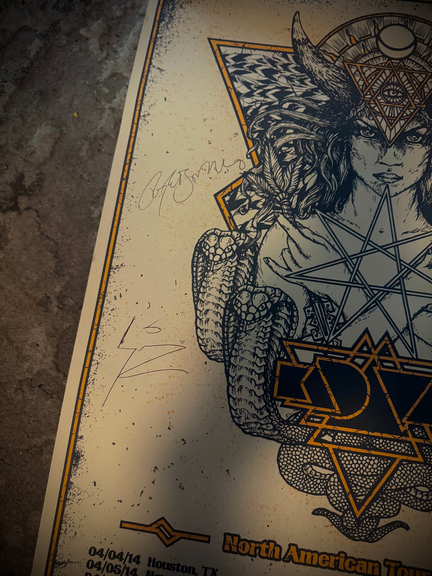 Kadavar Signed North American Tour Poster - 2014