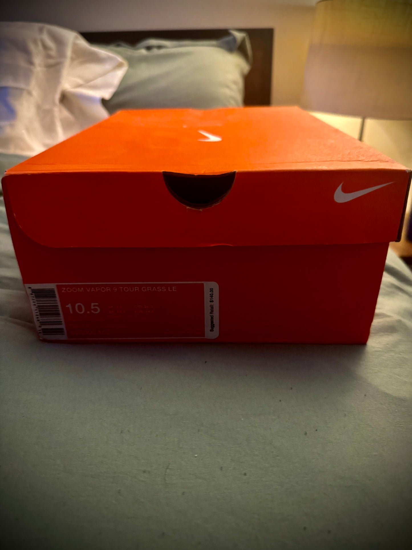 Nike Zoom Vapor 9 Tour Grass LE Banned (RARE) Roger Federer Size 10.5US - 2013
