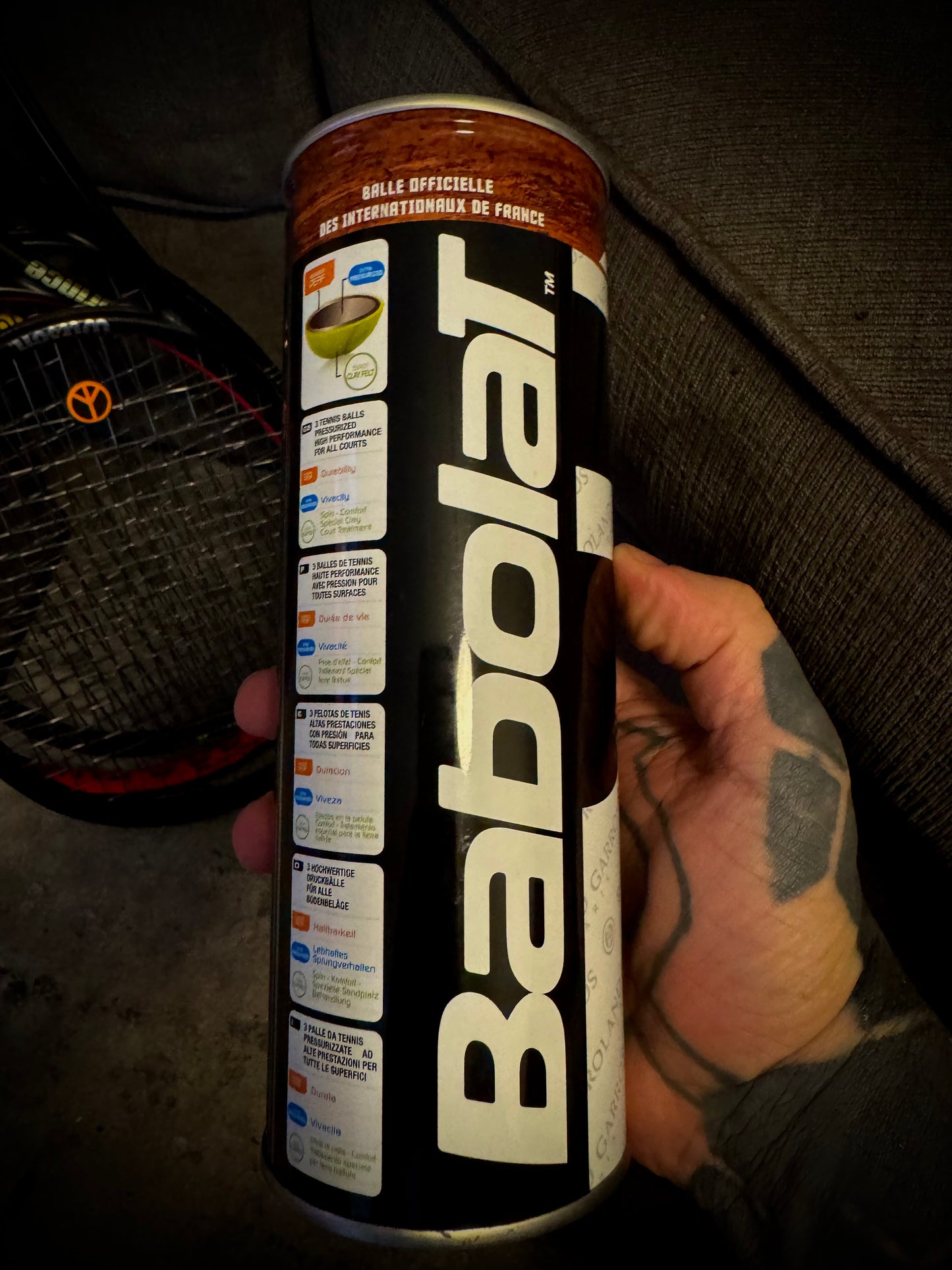 Roland Garros New Official Babolat French Open Tennis Balls Can Sealed - 2016