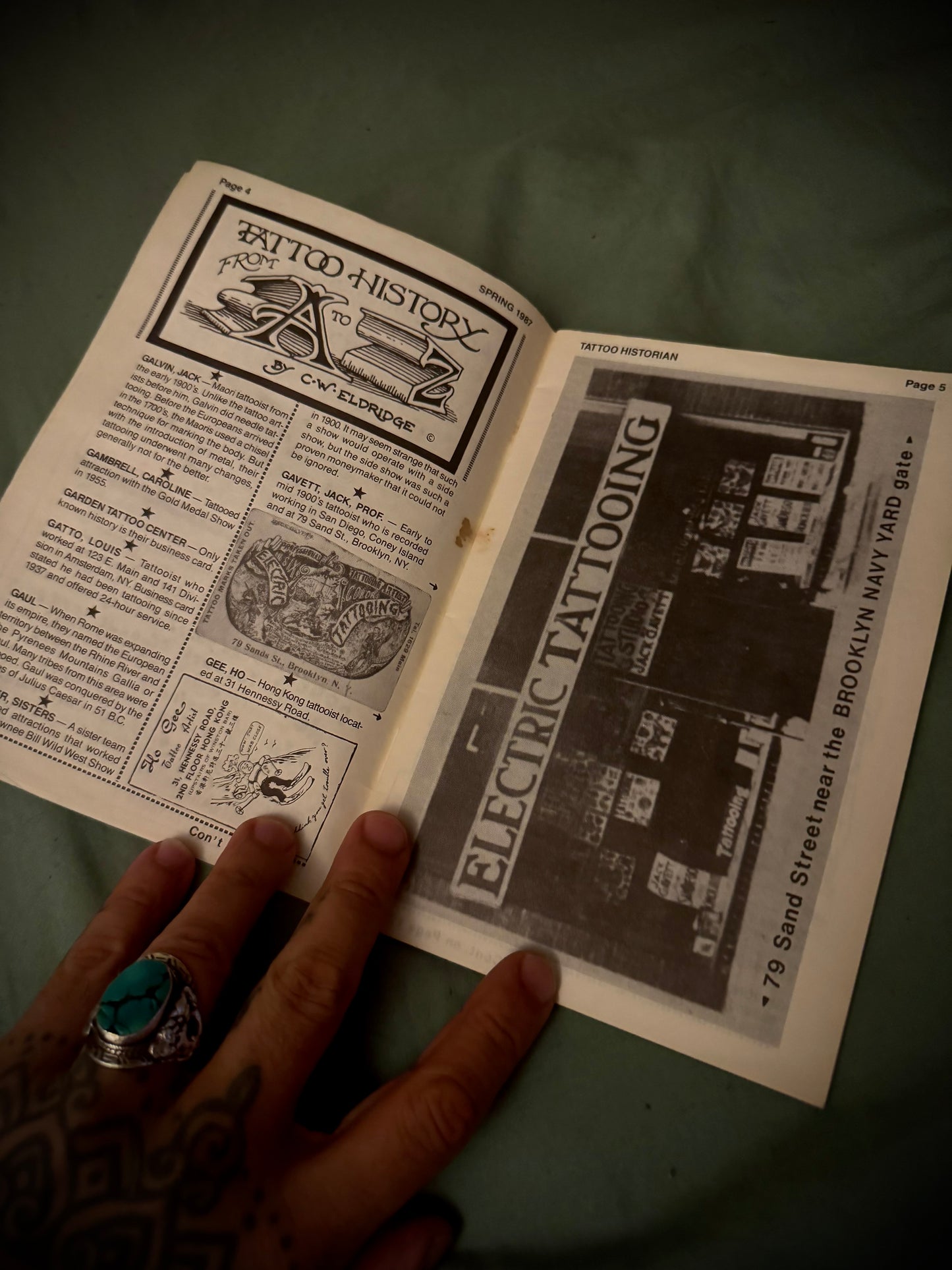 The Tattoo Historian Magazine Number 11 featuring Percy Waters Spring/Summer - 1987