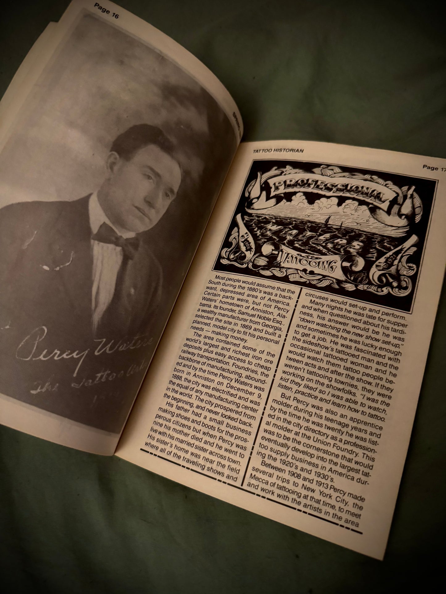 The Tattoo Historian Magazine Number 11 featuring Percy Waters Spring/Summer - 1987