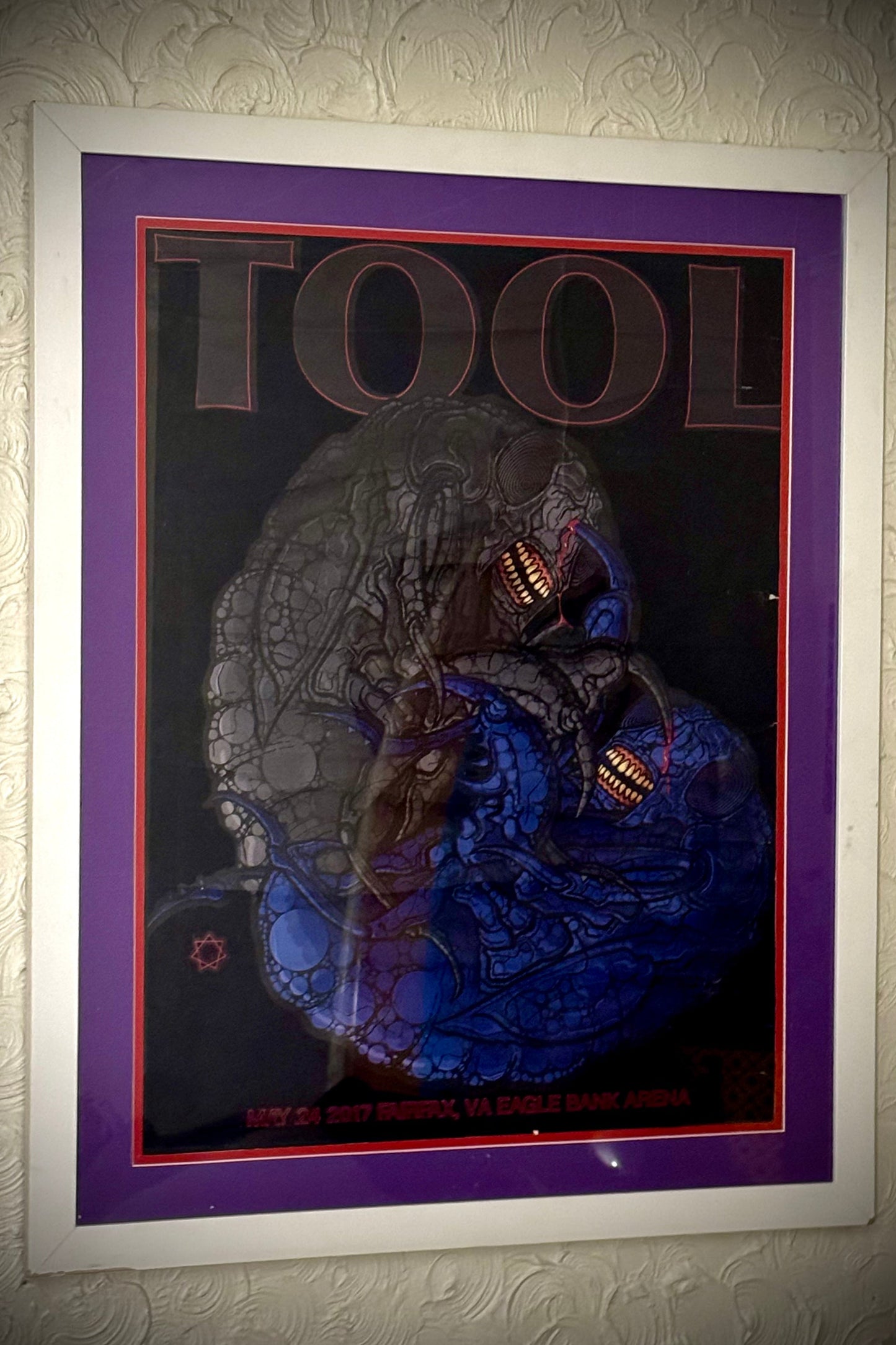 Tool Velvet Tour Poster Original Adam Jones Drawing - 2017
