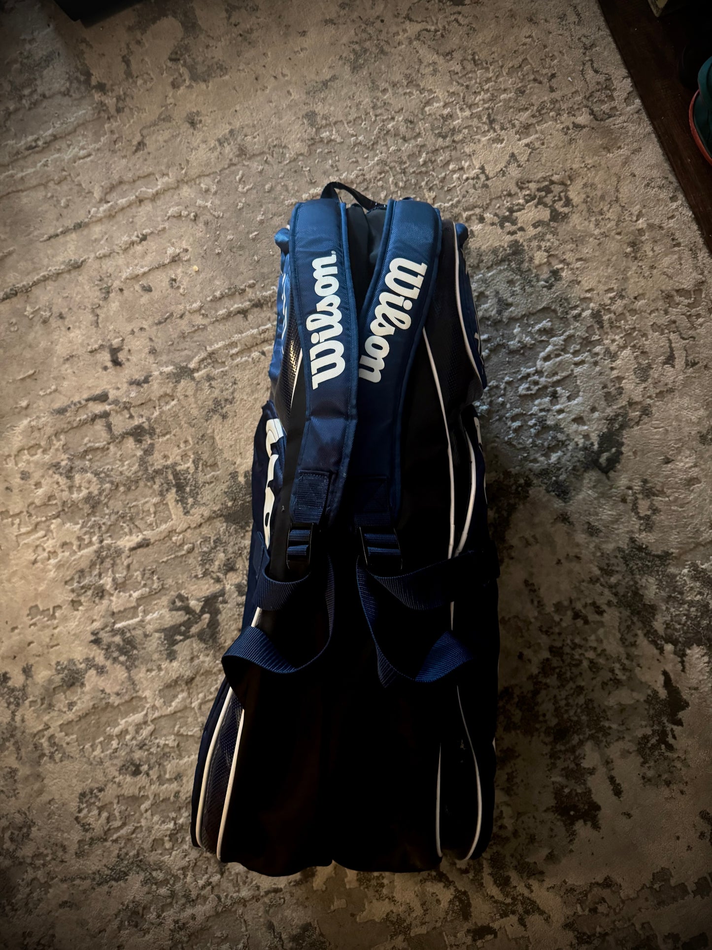 Wilson Tour 9 Rare Tennis Racquet Bag Del Potro Era Sparkle Blue - 2011