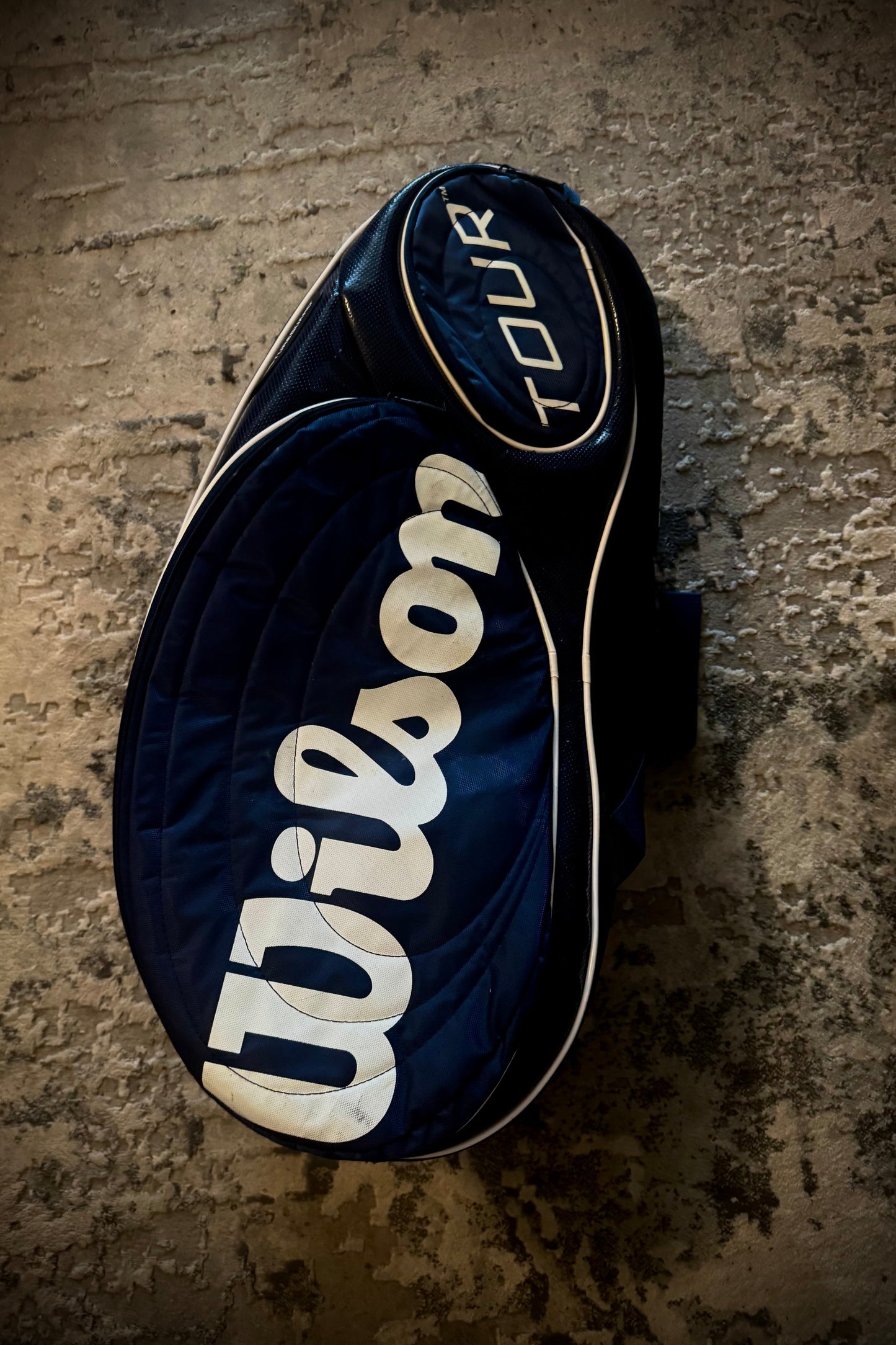 Wilson Tour 9 Rare Tennis Racquet Bag Del Potro Era Sparkle Blue - 2011