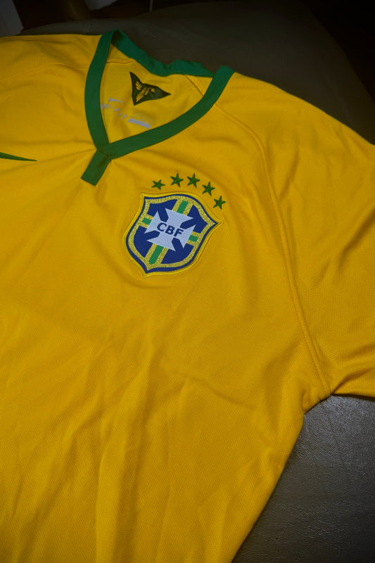 Authentic Brazil Nike Home Jersey Size L - 2014