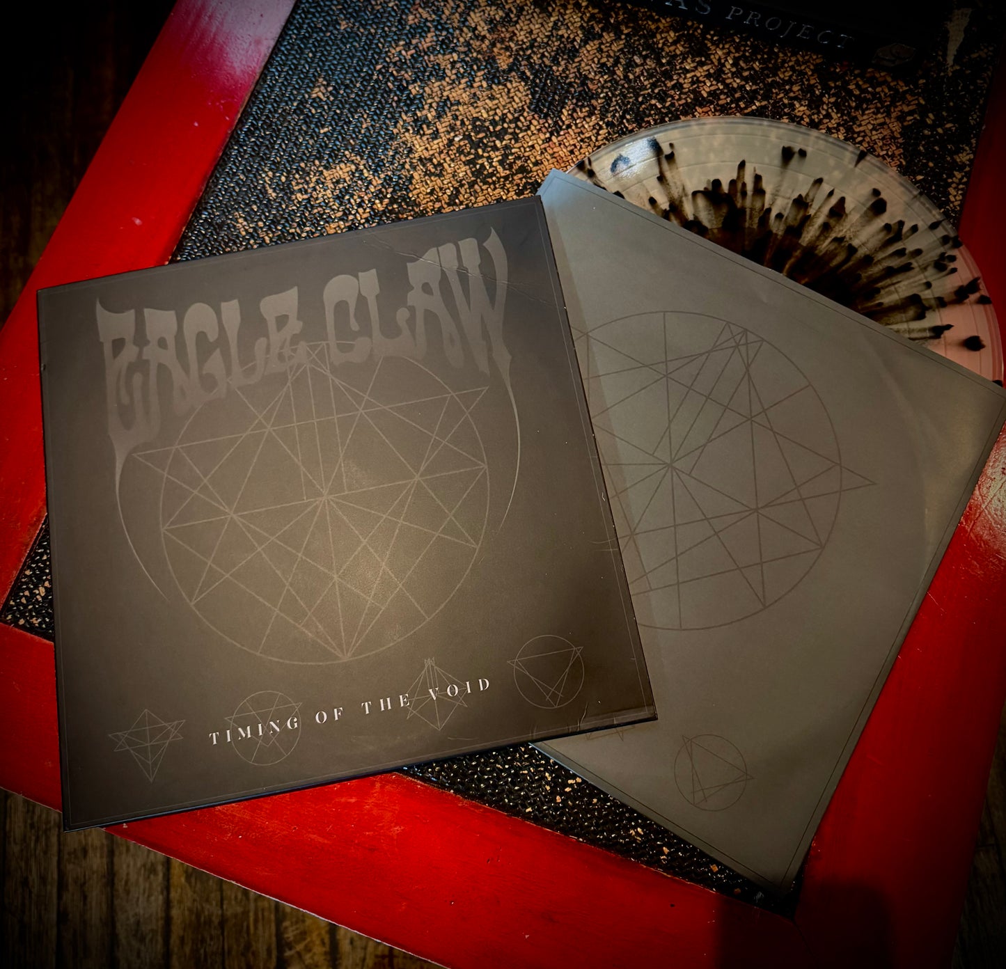 Eagle Claw – Timing Of The Void - 2012 Vinyl Clear/Black Splatter