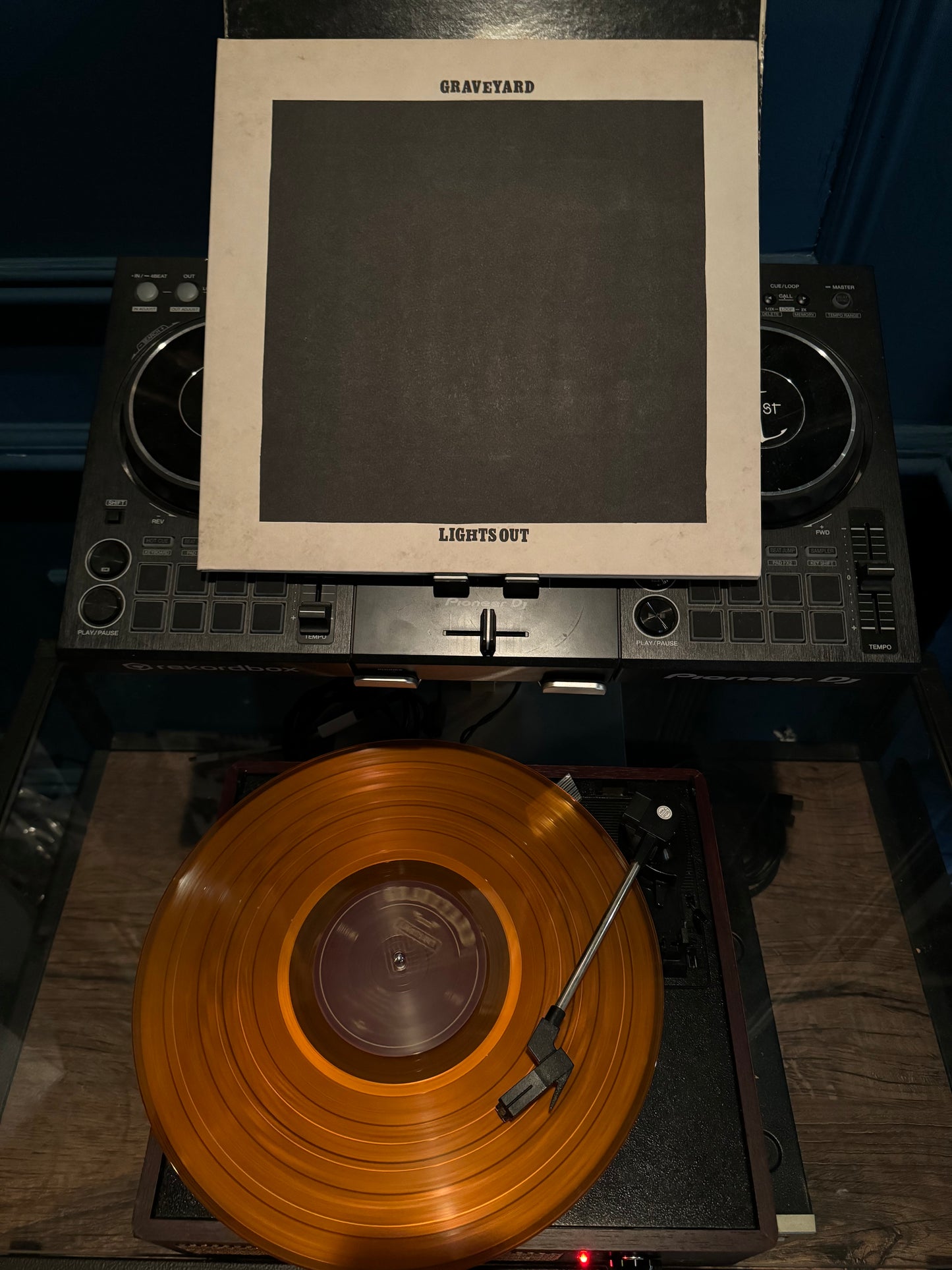 Graveyard Lights Out Vinyl Record - Orange Vinyl Color Edition