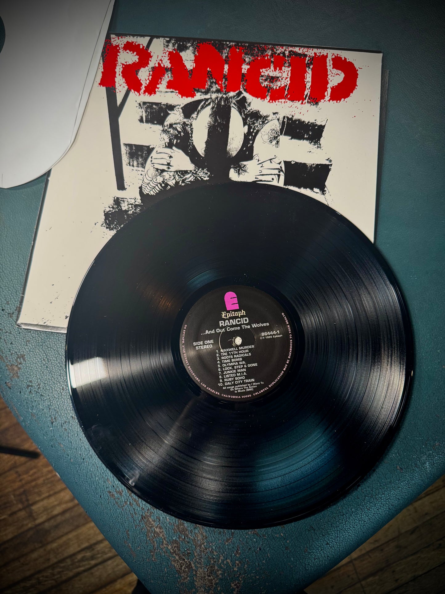 Rancid Vinyl Record …And Out Come the Wolves by Epitaph - 1995