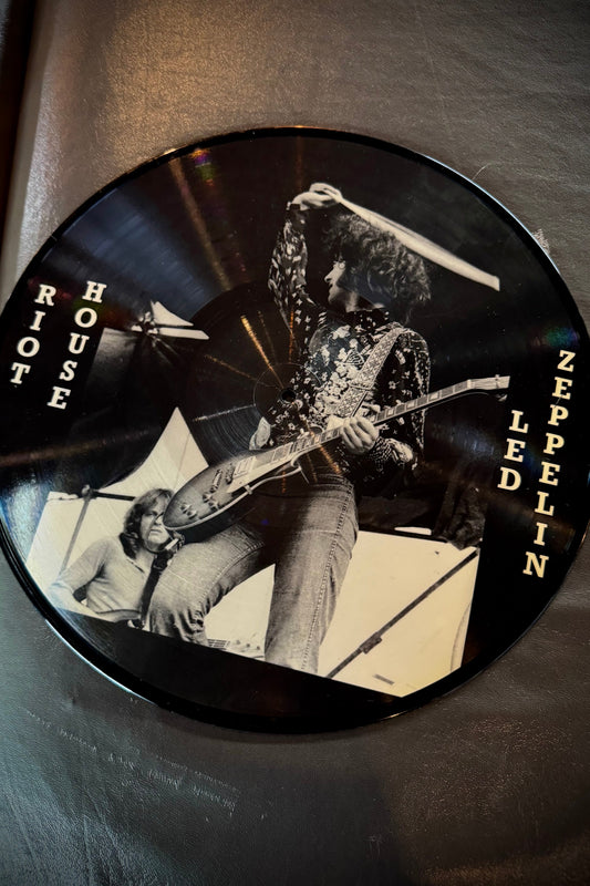 Led Zeppelin Rare Picture Vinyl Record at Riot House - 1972