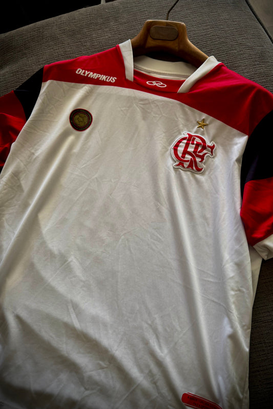 Flamengo Rare Vintage 2011 Away Jersey Men’s Medium Olympikus Brand Celebration Jersey 30 years of the World Cup Club Champion Stamp