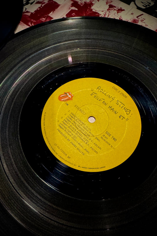 Rolling Stones Exile on Main Street Record - 1972 Rare First Print USA Double Vinyl