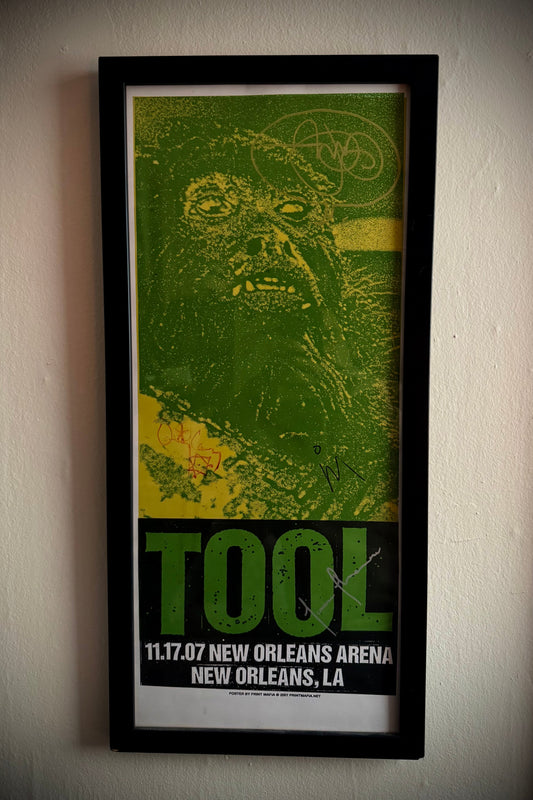 TOOL Poster Signed by the Whole Band and Made by Printed Mafia - 2007