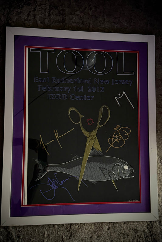 TOOL Poster Adam Jones Drawing Signed by the Band and Numbered 004/750 - 2012