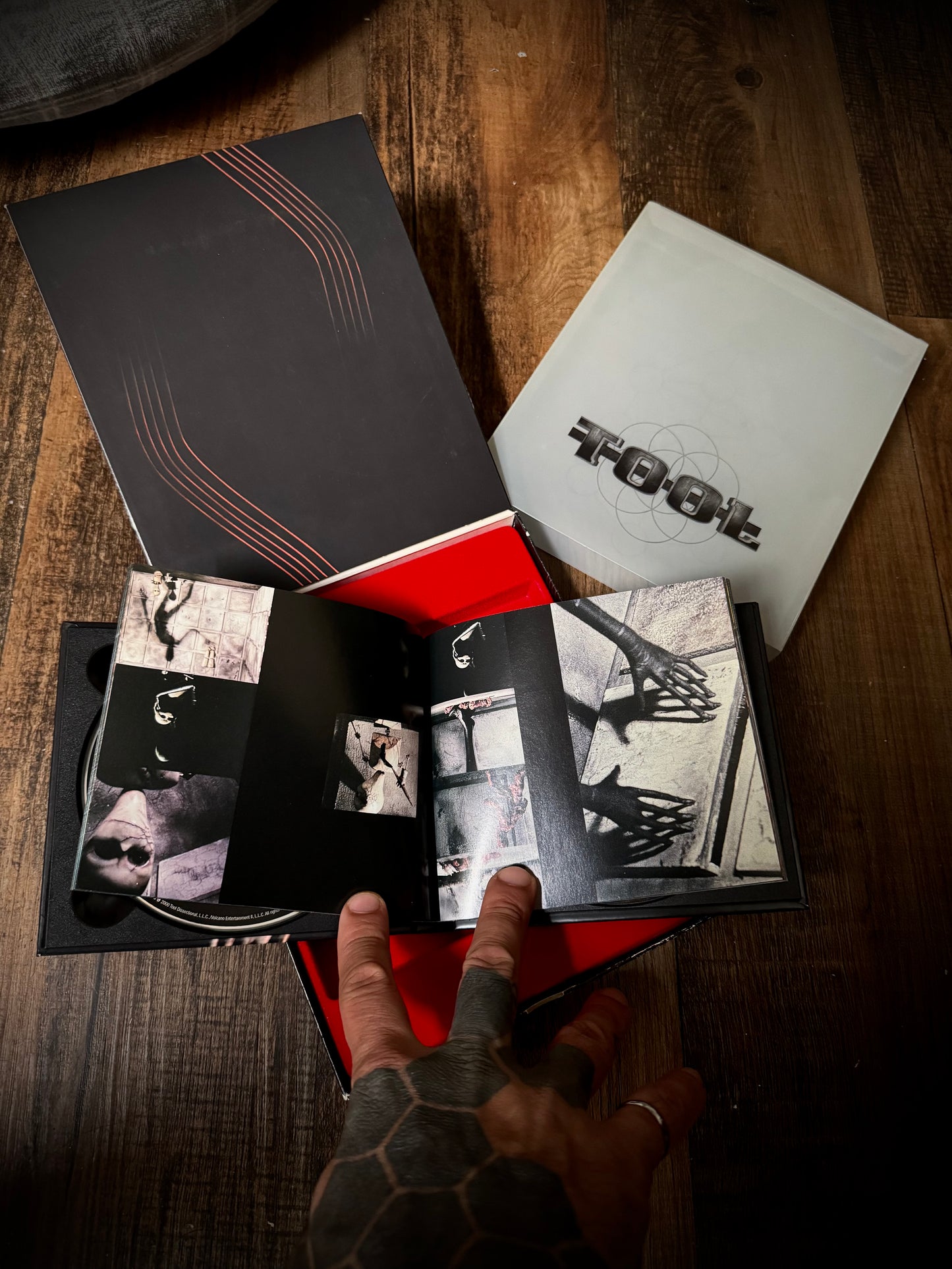 Tool "Salival" Limited Edition Box Set, Includes Box, Book, CD and DVD.